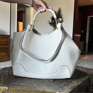 Like New, White Hobo Bag